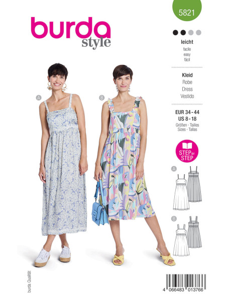 Dress pattern - Burda 5821
