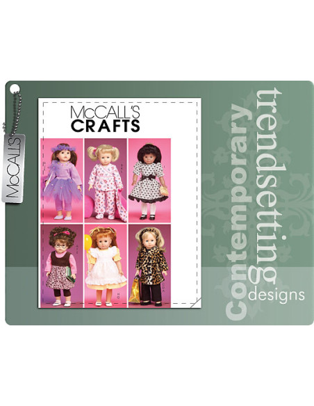 Clothing and accessory patterns for dolls