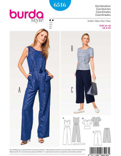 Pattern coordinates - Burda 6516