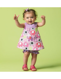 Top pattern, dresses, bloomer shorts, and pants - McCall's 6912 2