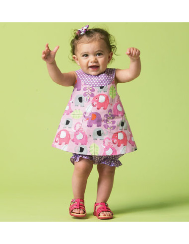 Patron de haut, robes, culotte bouffante et pantalon - McCall's 6912