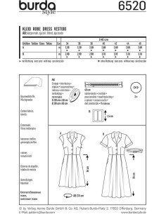 Dress pattern - Burda 6520 2