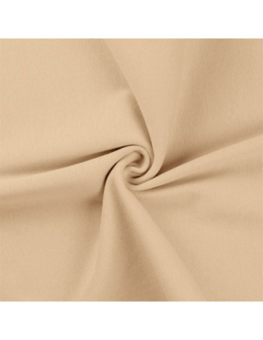 Ribbed jersey fabric - Champagne