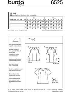 High Neckline Pattern - Burda 6525 2