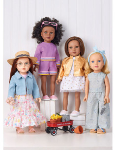 Doll clothing pattern - McCall's 8523