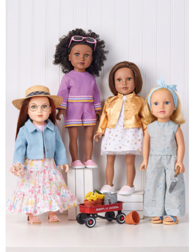 Doll clothing pattern - McCall's 8523