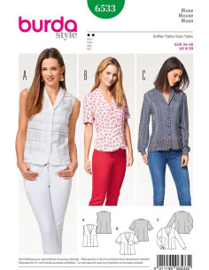 Blouse pattern - Burda 6533
