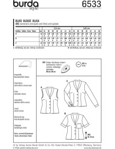 Blouse pattern - Burda 6533 2