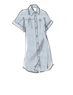 Dress and belt pattern - McCall's 8030 2