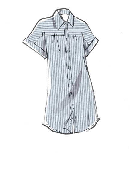 Dress and belt pattern - McCall's 8030