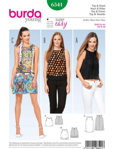 Top and Dress Pattern - Burda 6541