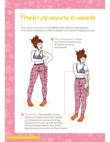 Book: I Adjust Patterns as I Want! - 32 Sleeve and Cuff Designs