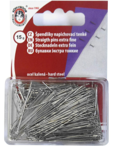 Box of 250 extra-fine pins
