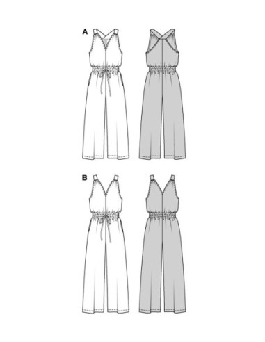 Jumpsuit pattern - Burda 5817