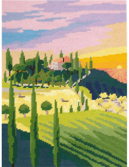 Canevas pénélope DMC - Toscane