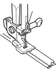 Janome double piping foot 2