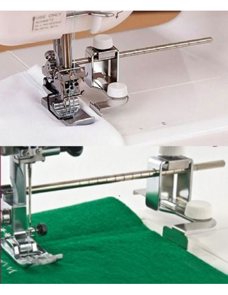 Adjustable sewing guide foot Janome