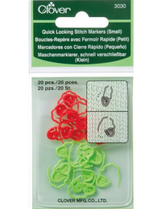 Small hoop earrings with quick clasp