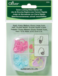 Loop set with quick-release clasp