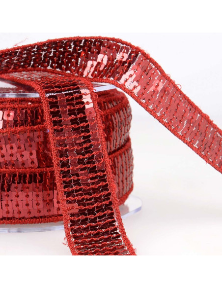 Sequin trim - Bordeaux