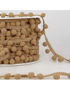 Gallon large pom-poms - Beige