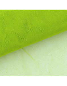 Glitter tulle - Apple green