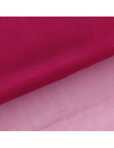 Glitter tulle - Fuchsia