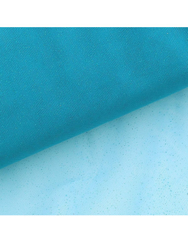 Glitter tulle - Turquoise blue