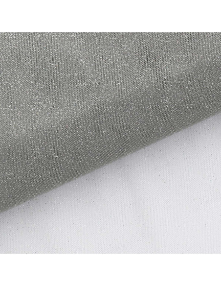 Glitter tulle - Silver