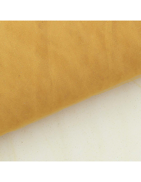 Glitter tulle - Gold yellow
