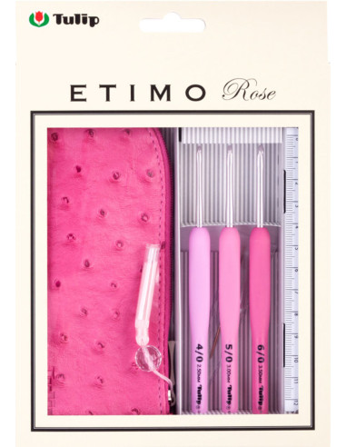 Set of 3 Etimo Rose Tulip hooks