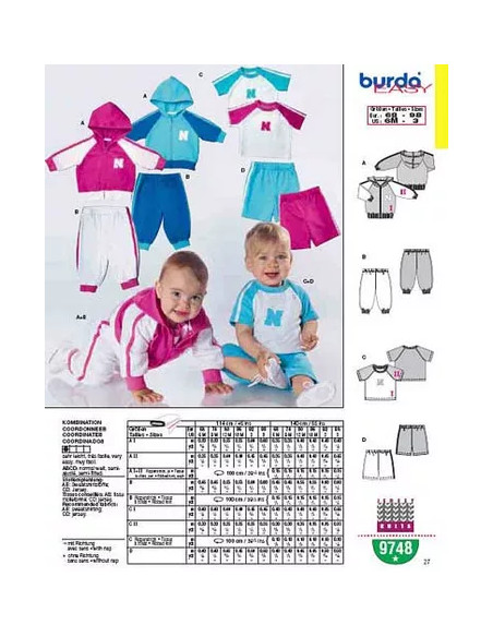Pattern set - Burda 9831