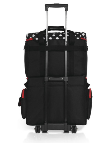 Trolley suitcase for sewing machine - Polka Dots