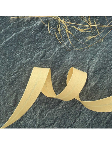 Polycotton bias tape - Dune