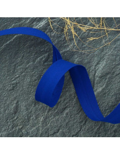 Royal blue polycotton bias tape