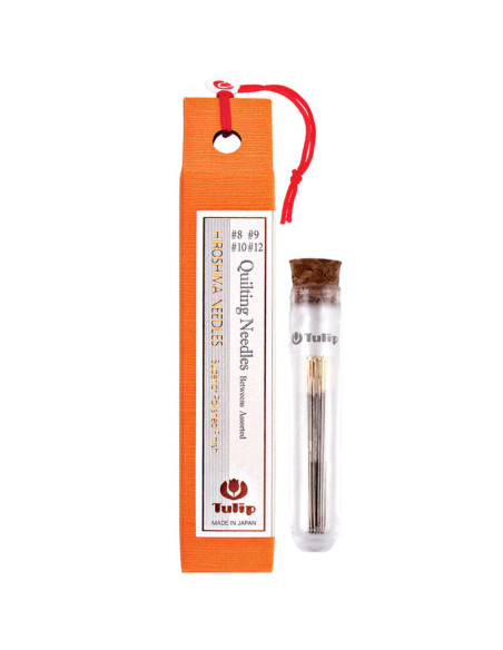 Tube of 6 needles for quilting Tulip - Assortment 8/12