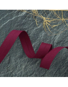 Bias all polycotton fabric - Wine red