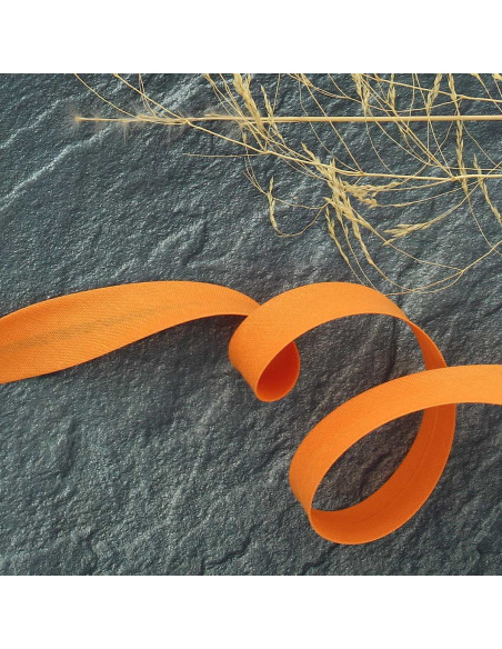 Polycotton bias tape - Orange
