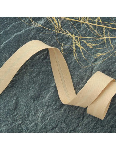 Polycotton bias tape - Cashmere beige