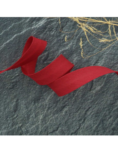 Polycotton bias tape - Garance Red