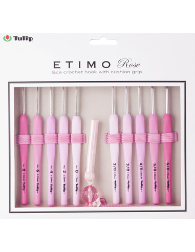 Etimo Rose Lace Tulip crochet hook set