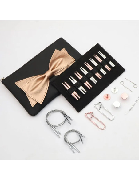 Coffret aiguilles à tricoter circulaires courtes KnitPro Mini Bouquet