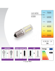 LED screw bulb for sewing machine 2