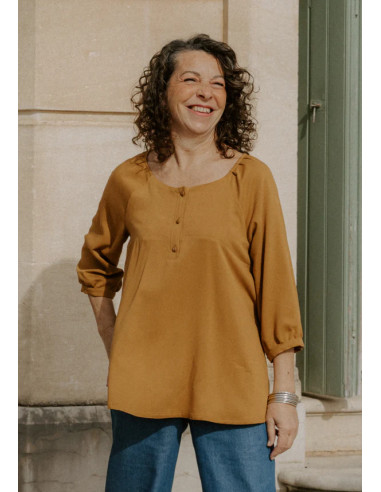 Hespéride Blouse Pattern - Maison Fauve