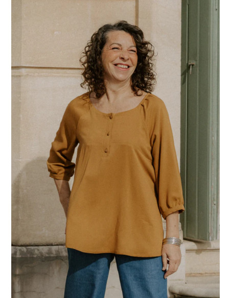 Hespéride Blouse Pattern - Maison Fauve
