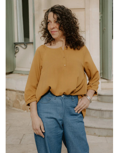 Hespéride Blouse Pattern - Maison Fauve