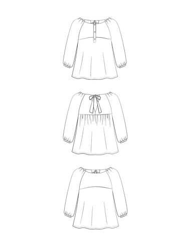 Hespéride Blouse Pattern - Maison Fauve