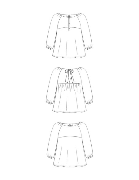 Hespéride Blouse Pattern - Maison Fauve