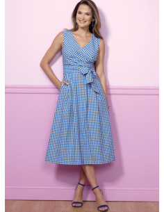Dress and belt pattern - Butterick 6446