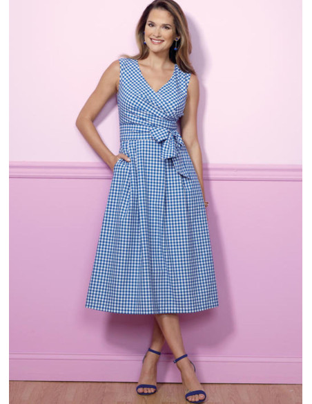 Dress and belt pattern - Butterick 6446